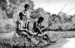 SMITTY'S CATFISH POND by Gilbert Young — Giclee On Paper