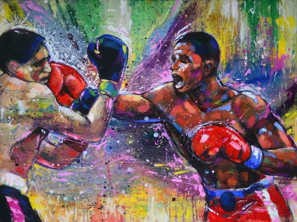 HEART OF A CHAMPION - ADRIEN BRONER by Gilbert Young — Giclee On Paper
