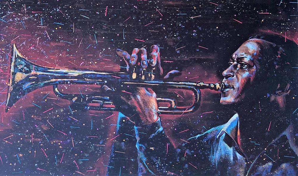 Color of Jazz by Gilbert Young — Giclee On Paper