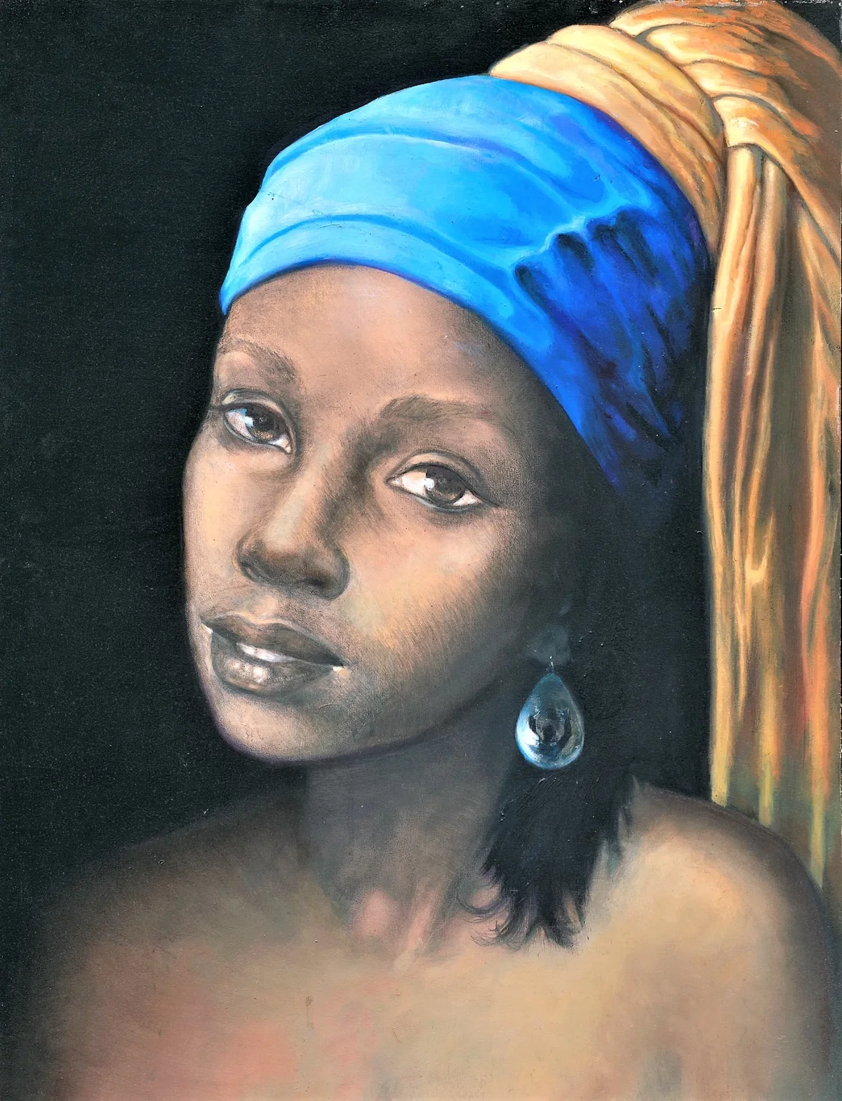 As I See It: Pearl Earring by Gilbert Young — Giclee On Canvas