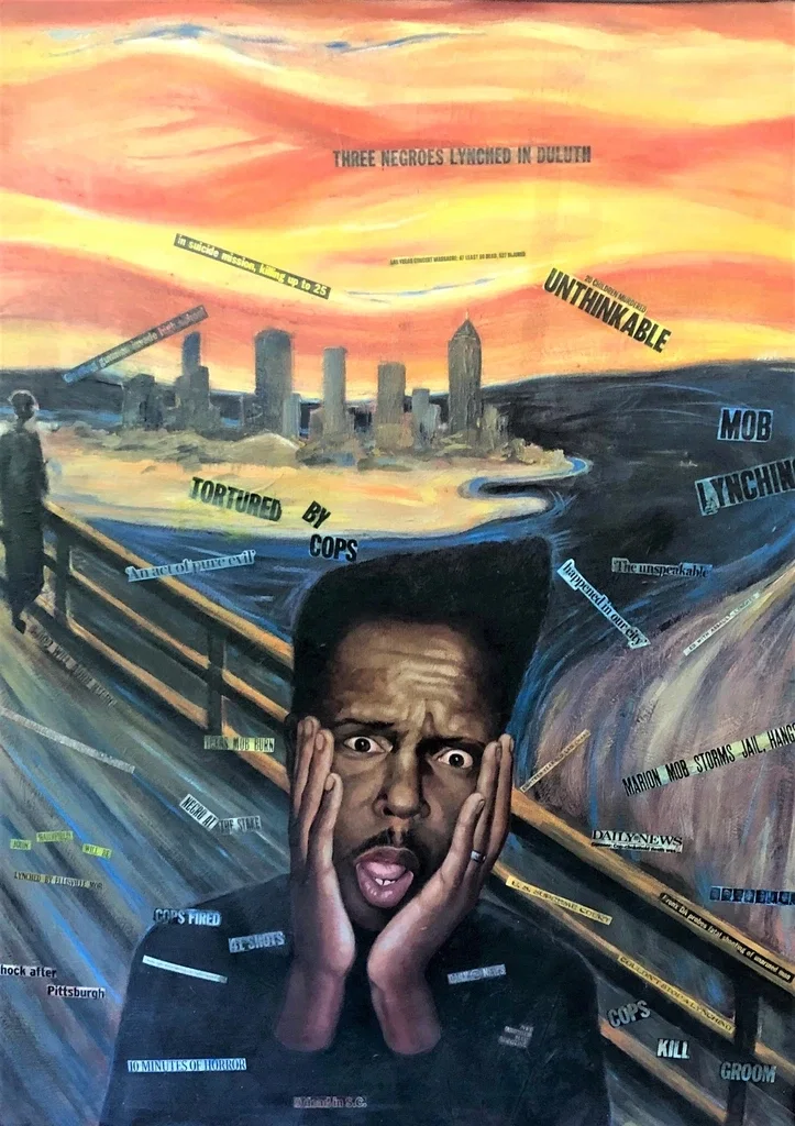As I See It: The Scream by Gilbert Young — Giclee On Canvas