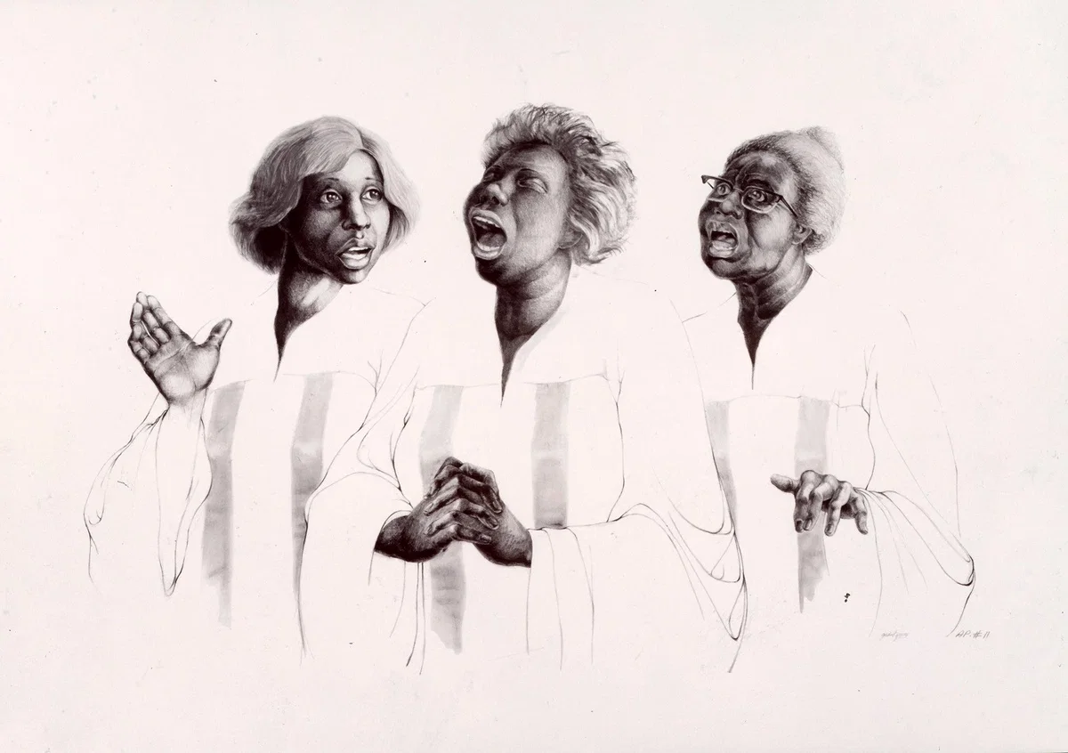 WHEN THE SPIRIT HITS YA by Gilbert Young — Giclee On Canvas