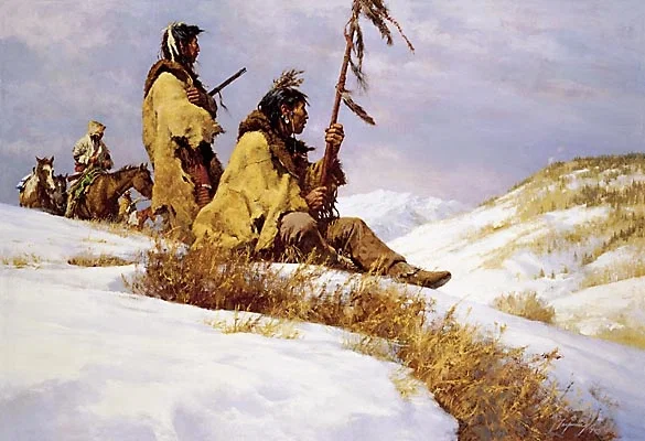 SIGNALS IN THE WIND by Howard Terpning — Lithograph