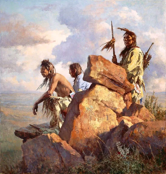 Among the Spirits of the Long-Ago People by Howard Terpning