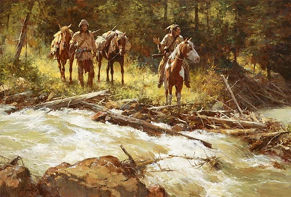 Broken Trail by Howard Terpning — Canvas