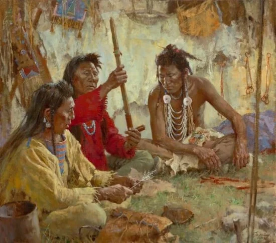 Seeking Guidance from the Great Spirit by Howard Terpning — Giclee On Canvas Artist Proof