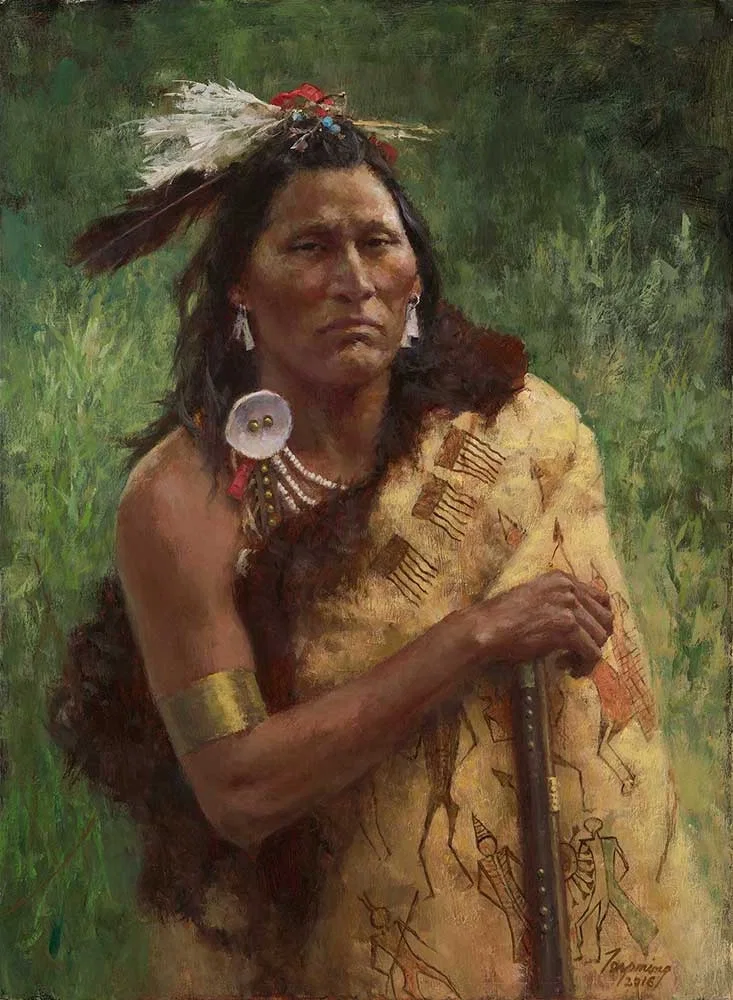 Three Trophies by Howard Terpning — Giclee On Canvas Artist Proof