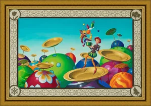 Samantha Long - Finding Balance Framed Gold