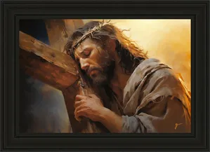 Greg Collins - Redemption's Burden Framed Black