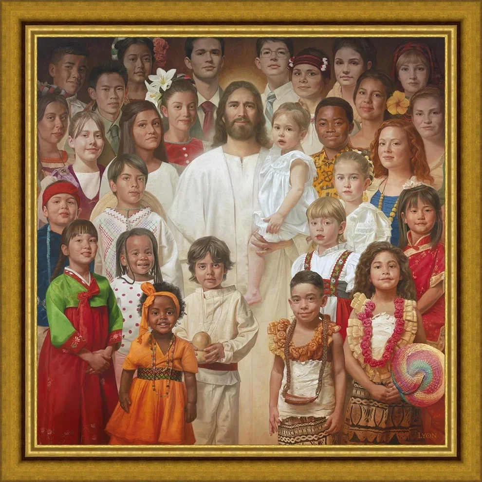 I am a child of god Framed Classic Gold by Howard Lyon — Giclee On Canvas