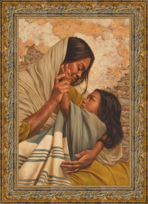 Child of Mine Frame Gold by Esther Hiilani Candari