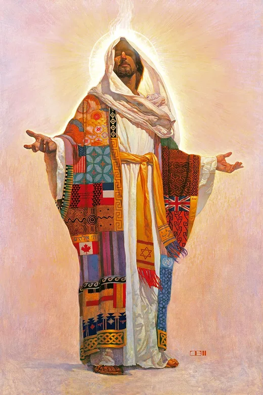 The Coat of Many Colors Black Float Frame by Thomas Blackshear II