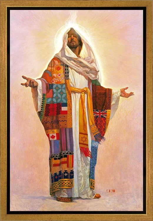The Coat of Many Colors Gold Float Frame by Thomas Blackshear II