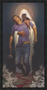 Thomas Blackshear II - Forgiven Black Float Frame