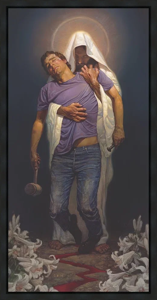 Forgiven Black Float Frame by Thomas Blackshear II
