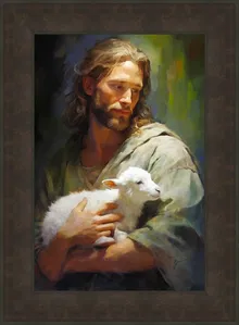 Greg Collins - Gentle Savior Framed Bronze