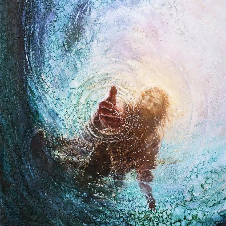 The Hand of God by Yongsung Kim — Giclee On Canvas