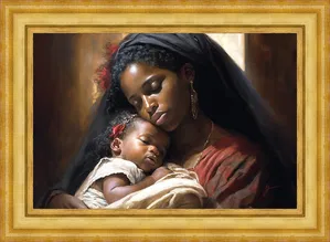 Greg Collins - Sanctuary of Love Framed  Colonial Gold Metal Leaf