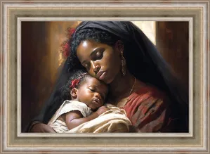 Greg Collins - Sanctuary of Love Framed Colonial Silver Metal Leaf