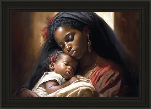 Greg Collins - Sanctuary of Love Framed Black