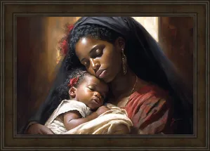 Greg Collins - Sanctuary of Love Framed Brown