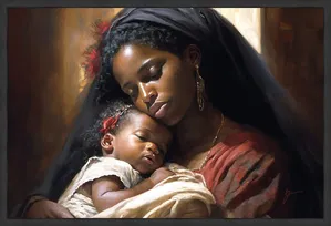 Greg Collins - Sanctuary of Love Framed Contemporary Matte Black