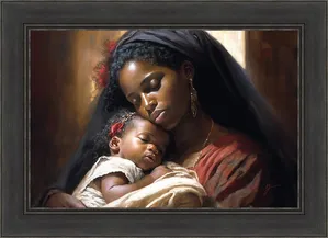 Greg Collins - Sanctuary of Love Black Frame