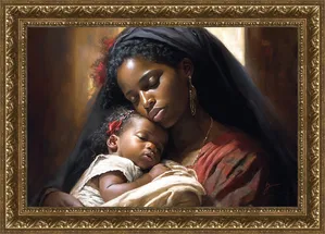 Greg Collins - Sanctuary of Love Gold Frame