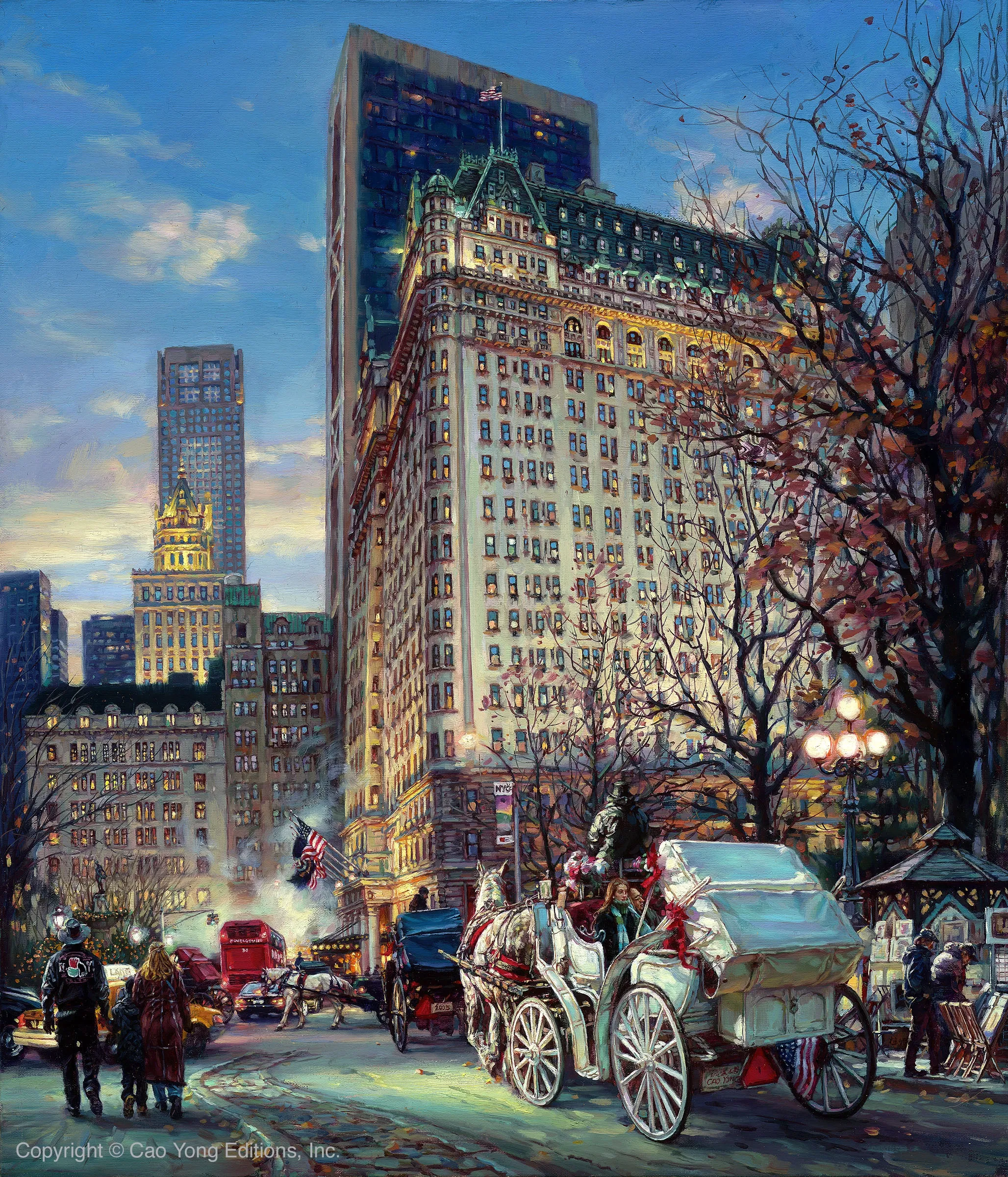 The Heartbeat Of New York Artist Proof by Cao Yong — Giclee On Canvas Artist Proof The Grand American Series