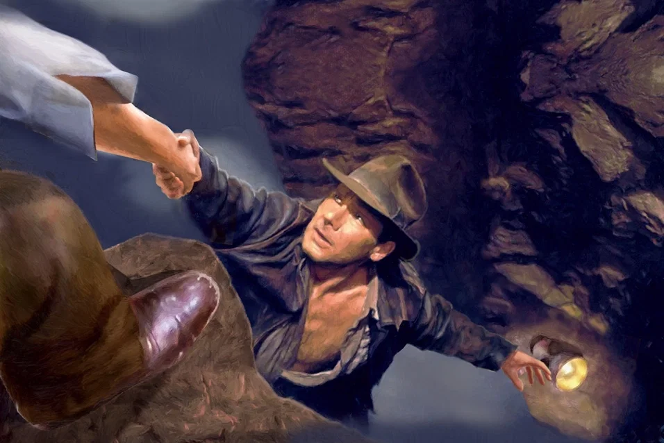 Hand From Above by Masey — Giclee On Canvas