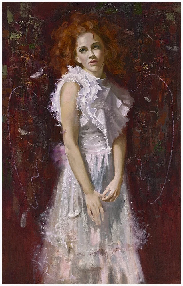 Angel by Irene Sheri — Hand-Embellished Giclee on Canvas