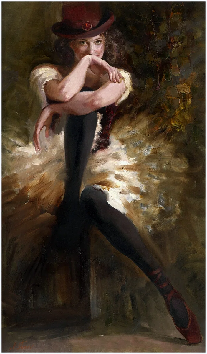 Let's Dance by Irene Sheri — Hand-Embellished Giclee on Canvas