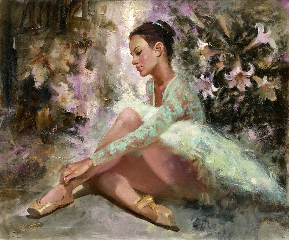 Dreams Of Glory by Irene Sheri — Hand-Embellished Giclee on Canvas