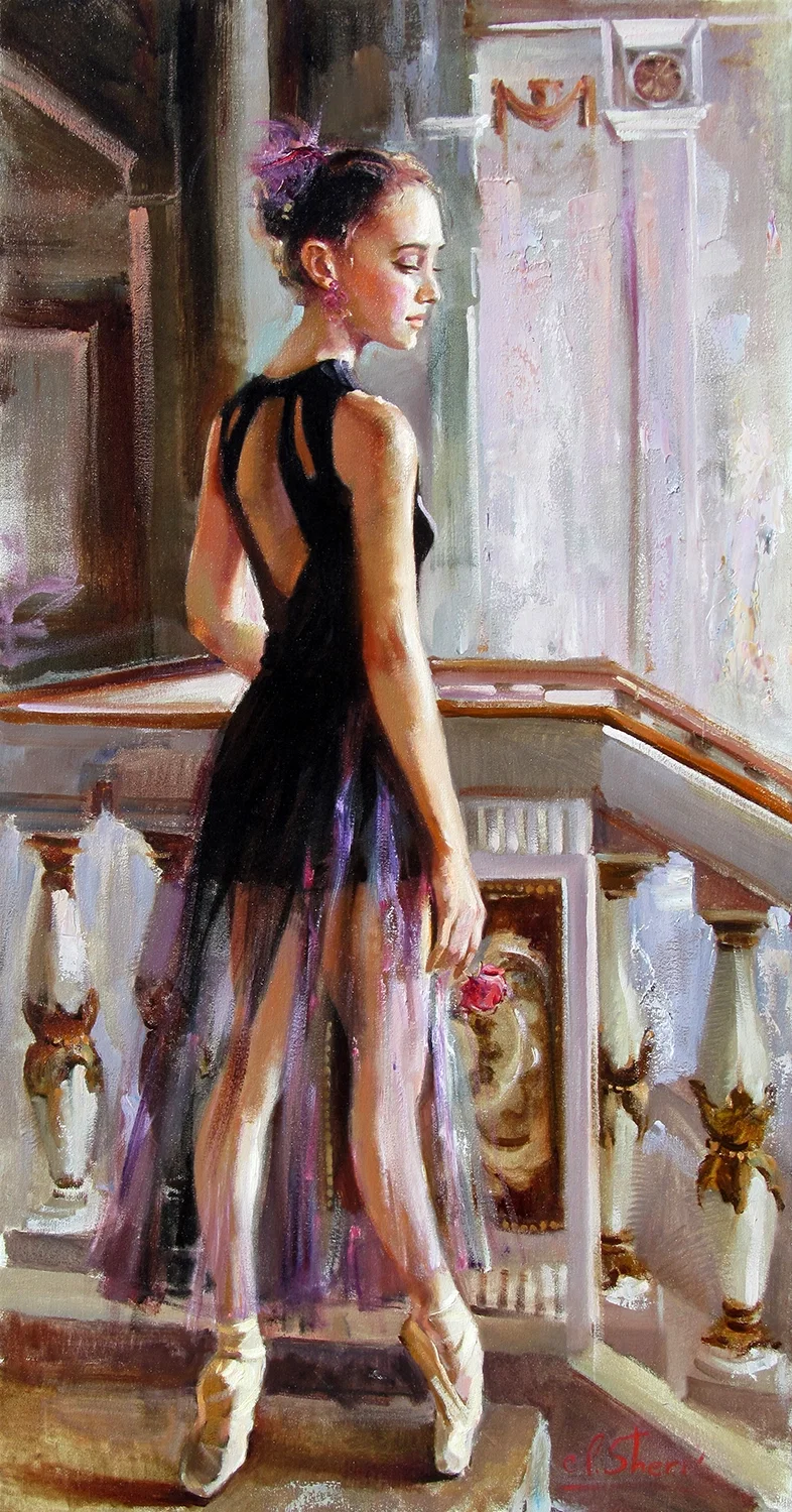 Encore by Irene Sheri — Hand-Embellished Giclee on Canvas