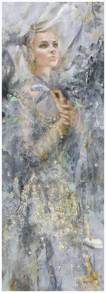 Faith by Irene Sheri — Hand-Embellished Giclee on Canvas