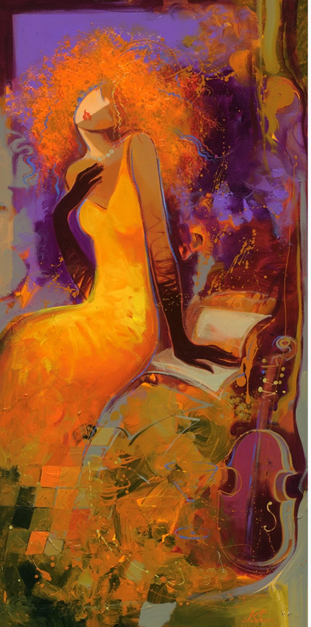 Grand Romance by Irene Sheri — Hand-Embellished Giclee on Canvas