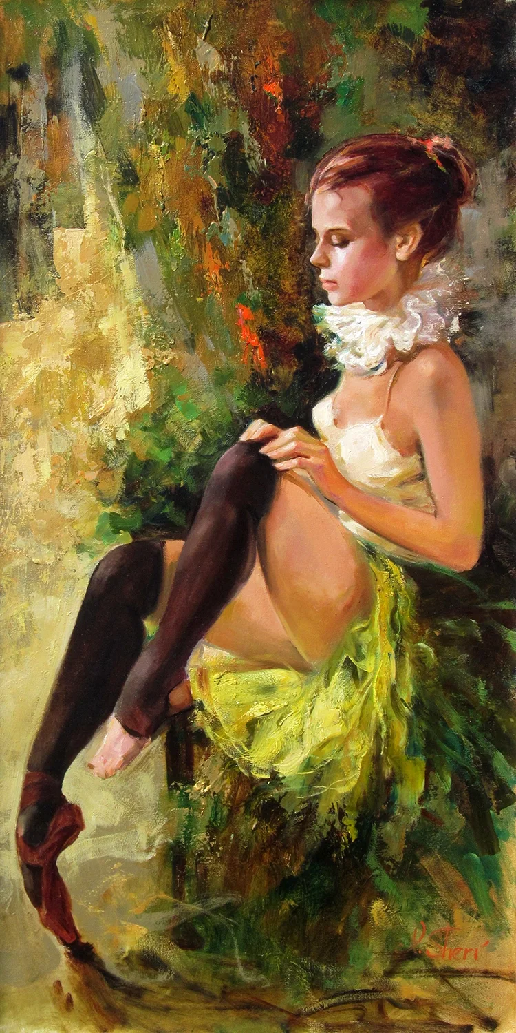 The Last Preparation by Irene Sheri — Hand-Embellished Giclee on Canvas