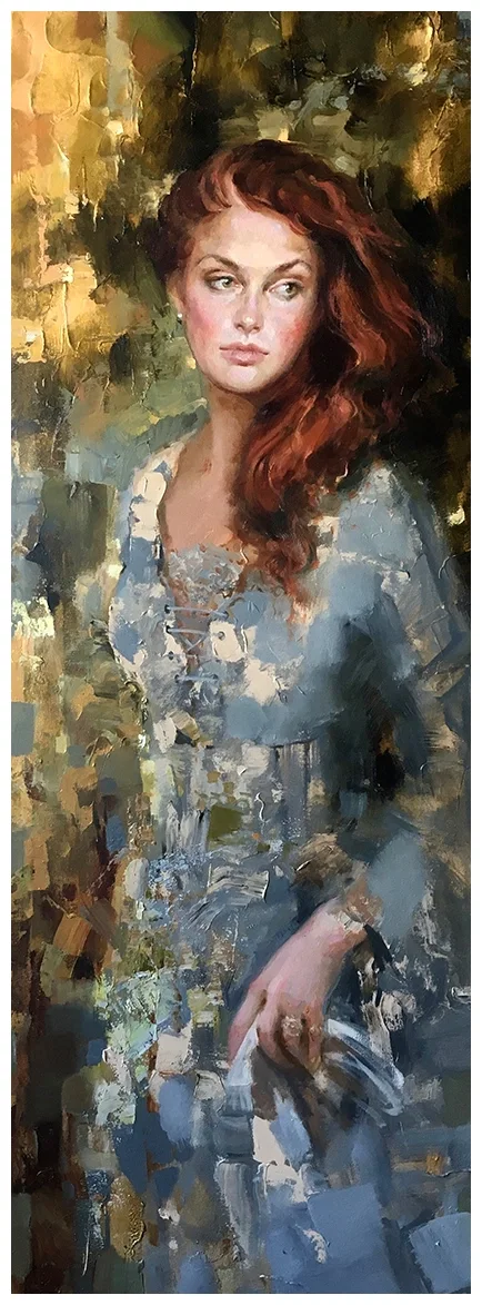 Olivia by Irene Sheri — Hand-Embellished Giclee on Canvas