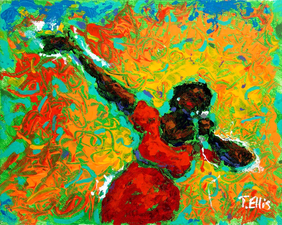 Im Feeling The Music To My Bones by Ted Ellis — Giclee On Paper
