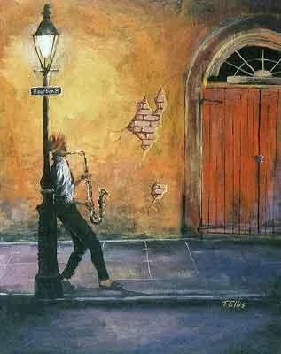 Bourbon Street by Ted Ellis