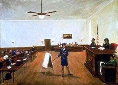 Exhibit A | female lawyer by Ted Ellis