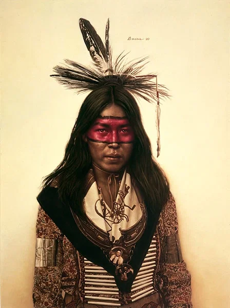 Young Indian Dancer by James Bama — Giclee On Canvas Artist Proof