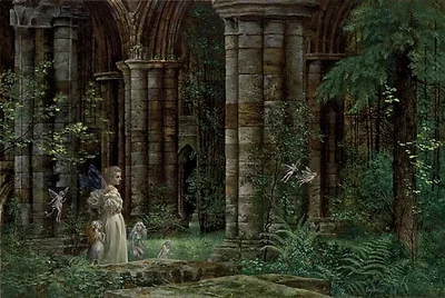 Queen Mab In The Ruins Limited Edition Print by James Christensen