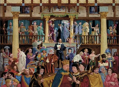 James Christensen - All The World's A Stage Artist Proof