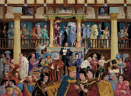 All The World's A Stage Artist Proof by James Christensen — Print