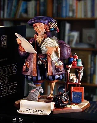 THE OATH LIMITED EDITION PORCELAIN by James Christensen