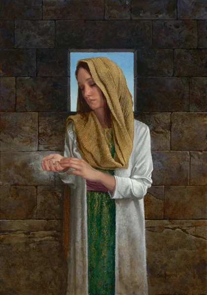All That She Had Artist Proof by James Christensen — Canvas