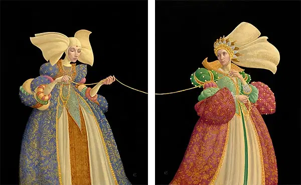 James Christensen - The Tie That Binds Limited Edition DIPTYCH