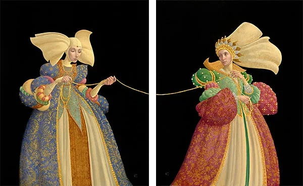 The Tie That Binds Limited Edition DIPTYCH by James Christensen — Giclee On Canvas