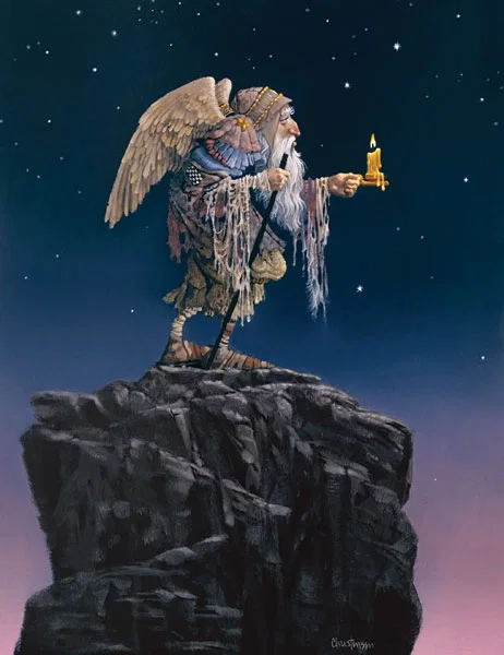 The Oldest Angel Artist Proof by James Christensen